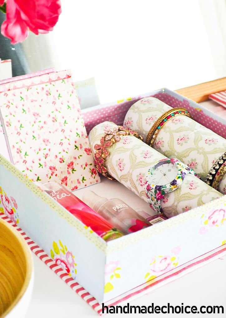 Pretty DIY Handmade Jewelry Box Ideas